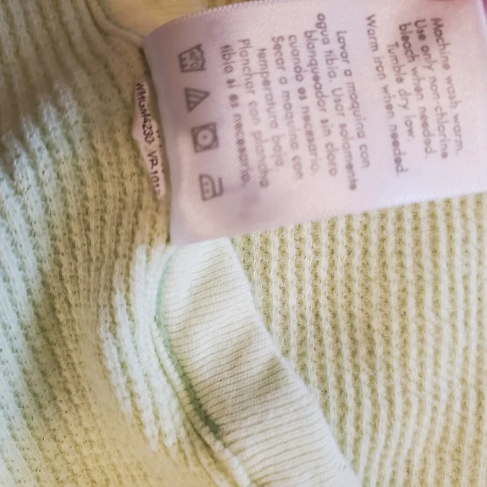 Garanimals Solid Green Thermal Baby Blanket Waffle Weave Security Lovey